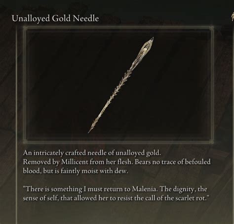 unalloyed gold needle|Unalloyed Gold Needle